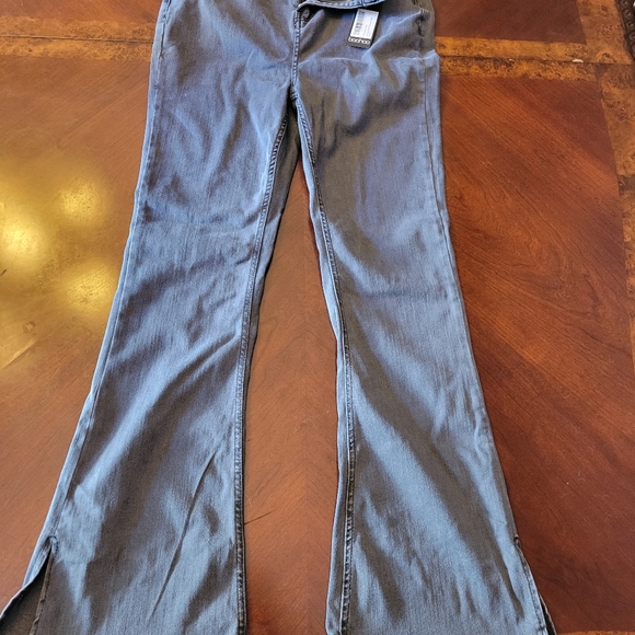 Split hem stretch jeans - Picture 5 of 5